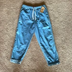 Dickies Cuffed Elastic Waist Crop Pant New with Tags